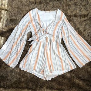 Keyhole front romper